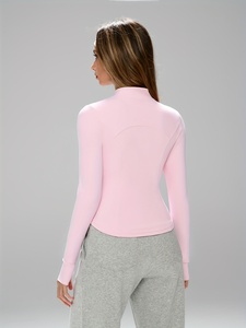 Trendy Women Lightweight Athletic Zip up <b>Jackets</b> 2025 Hoodies Gym Yoga Tops Running <b>Workout</b> Clothes with Pocket - Product Image 2