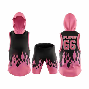 Flag Football Uniform Set Custom Team Name Number Plus Size Breathable Sportswear Wholesale - Product Image 4
