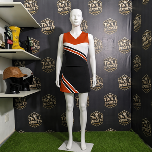 Uniforme de cheerleading pour filles personnalisé de haute qualité et bon marché, impression par transfert thermique, 100% polyester - Product Image 2
