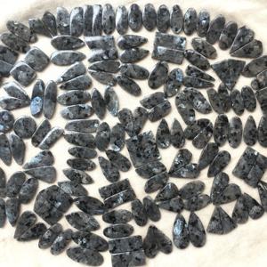 Par de Piedras Preciosas de Larvikita, Cabujón Suelto para Fabricación de Joyas, Pendientes, Precio al por Mayor por Gramo, Calidad Natural de Terceros - Product Image 3