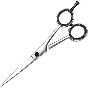 High Quality Professional Right-Handed Hair Cutting Scissors 4Cr13 Stainless Steel <b>Barber</b> Shears 30 Teeth Sharp <b>Blade</b> Adjustable - Product Image 1