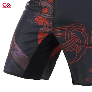 Shorts MMA durables pour hommes avec taille élastique et fentes latérales, parfaits pour l'entraînement en salle et les séances de combat. - Product Image 3
