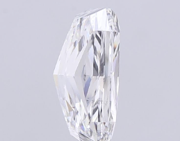 Diamant de laboratoire Ilois 5.02 CT, taille radiant rectangulaire à coins coupés, couleur E, clarté VS1, type CVD IIa, certifié IGI, modèle - Product Image 2