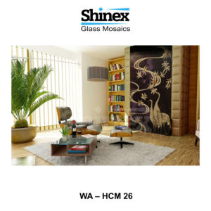 Panel de Mosaico de Vidrio de 10 mm, Diseño Tradicional, Hermosas Baldosas Coloridas para Interiores de Hoteles - Product Image 2