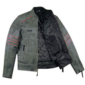 Vestes de moto en cuir Offre Spéciale robustes de qualité supérieure veste de moto en cuir de conception personnalisée - Product Image 4