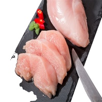 Poitrine de poulet désossée et congelée Halal BQF de haute qualité, faible en gras, emballée dans des sacs individuels disponibles à la vente