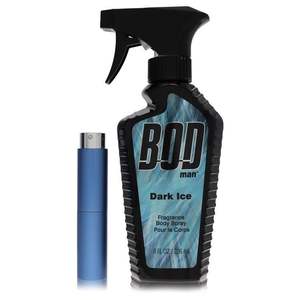 Spray corporel For Bod Man Dark Ice par Travel pour homme, rafraîchissant - Product Image 1
