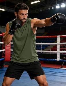 Camiseta sin Mangas Personalizable para Hombre, Venta al por Mayor, Talla Europea, Camisetas Deportivas Transpirables para Correr y Baloncesto - Product Image 2