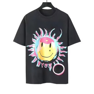 Camiseta Personalizada de Lujo Extra Grande, 100% Algodón, Impresión DTG, Cuello Redondo, Manga Corta, Estilo Hip Hop para Hombre 2026 - Product Image 4