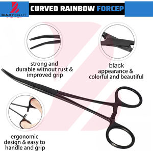 Pinzas Hemostáticas Curvas Antideslizantes y Duraderas de Alta Calidad, Instrumentos Quirúrgicos Reutilizables, Pinzas Kelly - Product Image 3