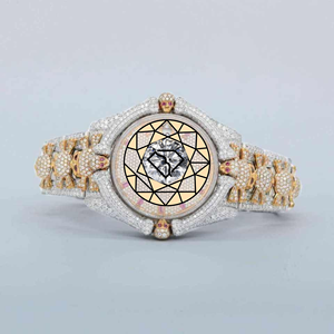 Relojes de Lujo con Movimiento Mecánico Automático Z1225, con Zafiro y Diamantes de Imitación VVS Moissanite para Hombre, Venta al Por Mayor - Product Image 1