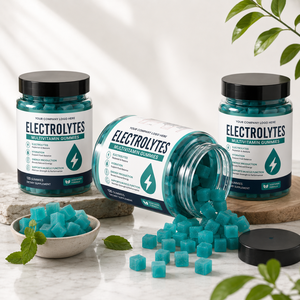 Bonbons Gélifiés Énergisants Naturels aux Plantes, Multivitamines et Électrolytes, 60 Unités, Complément Alimentaire pour Adultes, Fournisseur OEM ODM - Product Image 4