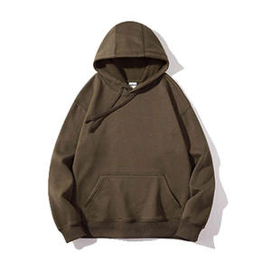 Trendy 100% Cotton Fleece <b>Men</b> Hoodie Jackets Baggy Fit Custom Logo Embroidery <b>Men's</b> <b>Pullover</b> Hoodies Best Selling Cotton - Product Image 5