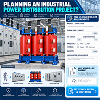 Transformateur industriel sec triphasé 30-2500 kVA 10 kV 11 kV 400 V pour distribution d'énergie en usine 50 Hz – Transformateur élévateur