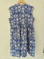 Robe bohème élégante pour femmes, robe maxi en coton imprimé, confortable et respirante, coupe évasée, vente en gros à prix de gros