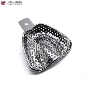 Bandeja de Impresión Dental de Calidad Premium con Borde U4 Perf. (upper) Talla S Acero Inoxidable Reutilizable Autoclavable Ortodoncia - Product Image 3