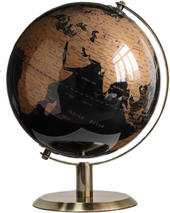 Globo Terráqueo con Base Giratoria de Metal para Adultos, Elegante Decoración para el Hogar, Oficina, Escritorio o Librero, y Regalos - Product Image 4