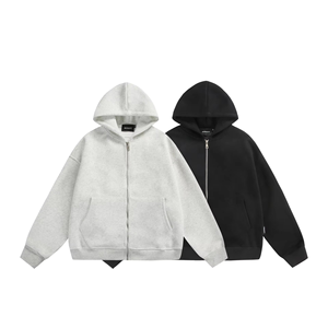 Men's <b>Black</b> Hooded Sweatshirt With <b>Backpack</b> Pocket Regular Fit Casual Solid Color French Terry Knitted Autumn Wear - Product Image 2