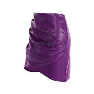 Nouvelle conception, service OEM, jupes en cuir pour femmes, qualité supérieure, légères, faible MOQ, jupes en cuir pour femmes - Product Image 4