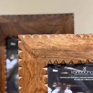 Cadre de miroir en bois décoratif vintage, style antique, écologique, personnalisable, créations antiques - Product Image 2