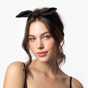 Diademas de tela con lazo estampado para mujer, ligeras, estilo urbano, de secado rápido - Product Image 4