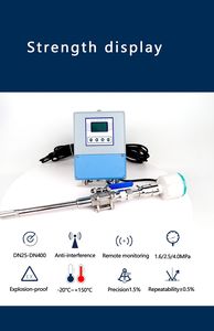 デジタルステンレス鋼LPGインライン熱ガス質量流量計LCDディスプレイOEMカスタマイズ可能な気流センサー - Product Image 5