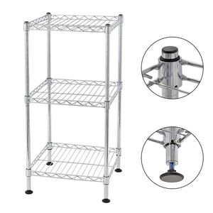 Scaffale Vintage in Filo Metallico Pieghevole per Cucina e Bagno, Porta Spezie e Pentole Verticale in Metallo - Product Image 3