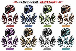 Pegatinas Personalizadas para Casco de Ciclismo, Kit de Calcomanías para Casco de Motocicleta, Gráficos de Vinilo para Carreras, Resistentes al Agua y a los Rayos UV, Vinilo Adhesivo para Casco - Product Image 6