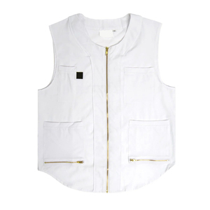 Barber Sleeveless Vest Wholesale New Arrive Best Selling Top Product 2026 Best Design Professional Barber shop work Wear - Product Image 2