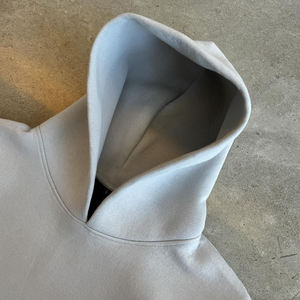 Sudadera con Capucha Extra Grande para Hombre, Color Sólido, Diseño con Bolsillo de Algodón, Impresión Digital, Ropa de Otoño, Corte Regular, Estilo Casual - Product Image 3