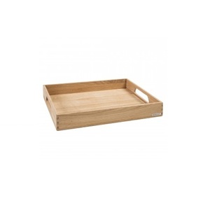 Bandeja de Madera 100% Natural Ecológica para Servir Frutas, Forma Cuadrada, Producto Hecho a Mano de Muy Buena Calidad, Bandeja de Madera Más Vendida - Product Image 1