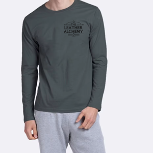 Camiseta de manga larga para hombre, estilo urbano moderno, esencial para el armario, ropa informal moderna, tela suave y transpirable, cómoda - Product Image 1