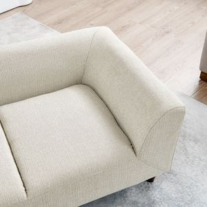 Modern Rectangular Pet <b>Sofa</b> with Backrest Armrests Soft Cushion Comfortable for Medium to Large <b>Dogs</b> Pet Houses & Furniture - Product Image 5