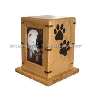 Wooden Urn Box <b>For</b> Pet <b>Ashes</b> Wood Cremation Urns <b>For</b> Cat and Dog <b>Ashes</b> Keepsake Urns At low price - Product Image 5