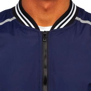 OEM Custom Manufacturer Hot Selling <b>Slim</b> <b>Fit</b> Nylon Polyester Bomber <b>Jacket</b> Men Outerwear Clothing Bomber <b>Jackets</b> Wholesale - Product Image 6