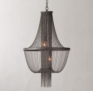 Luminaire suspendu moderne en fer forgé, écologique, durable, léger, noir, avec pampilles, pour salon, décoration intérieure, Diwali - Product Image 3