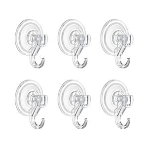 6 pacchi ganci per ventosa per impieghi gravosi 2.76X3.54X1.57 pollici porta vestaglia in vetro - Product Image 1