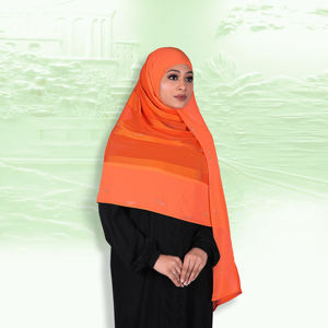 Elegante Hiyab Islámico de Chifón Sólido con Detalles de Cristal, Suave, Ligero y Transpirable para la Oración y Uso Diario - Product Image 2