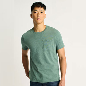 Camiseta Extra Grande para Hombre con Logotipo Impreso Personalizado, 100% Algodón, Tela de Lona de 280 g/m², Ecológica, Transpirable, Estilo Hip Hop, Holgada - Product Image 3