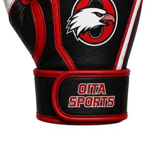 Guantes de Fútbol Americano Rojos y Negros con Ajuste Flexible y Control Mejorado para Entrenamientos, Partidos y Competencias - Product Image 5