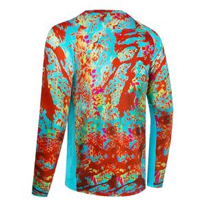 Camiseta Deportiva de Manga Larga con Protección Solar para Hombre, de Secado Rápido, Cuello Redondo, de Poliéster, para Correr y Pescar, Tejido de Punto - Product Image 2