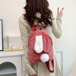 Good Selling New Style Faux Fur <b>Backpack</b> <b>Light</b> <b>Weight</b> Faux Fur <b>Backpack</b> Custom Size Faux Fur <b>Backpack</b> - Product Image 6