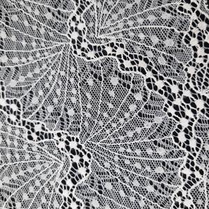 Tela de Encaje Elástico con Diseño Floral y Borde Festoneado de 16.5 cm de Ancho, Ligera y Elástica para Lencería, Vestidos y Decoración Nupcial - Product Image 3