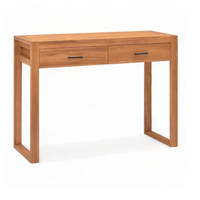 Bureau en bois de style moderne avec 2 tiroirs pour la décoration de la maison et le mobilier de bureau à prix abordables