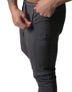 2026 hommes Premium coupe ample toile pantalons de survêtement entraînement survêtement pantalon poche athlétique Fitness décontracté grande taille imprimé taille OEM - Product Image 5