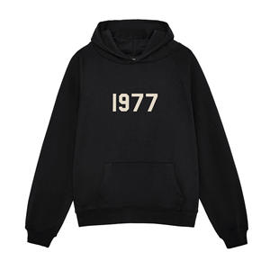 Sweat-shirt à capuche épais brodé 100 % coton délavé, vente en gros, marque privée, livraison rapide - Product Image 3