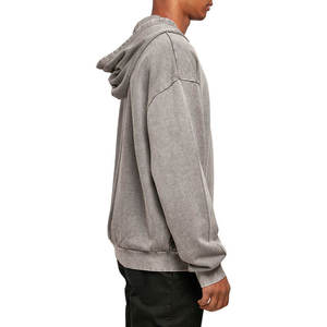 Sudaderas con capucha de alta calidad con lavado ácido, sudaderas con capucha personalizadas de moda para hombre, ropa urbana, sudaderas con capucha con lavado ácido para hombre, sudaderas con capucha OEM. - Product Image 2