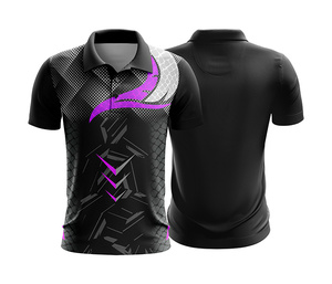 High Quality Full Sublimation Polo Jersey Manufacturer Durable Stitching for Men Women Youth Quick-Dry Dry-Fit Active Polo - Product Image 2