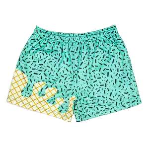 Shorts de sport en maille couleur unie avec logo personnalisé et poches – Idéal pour l'été et les loisirs – Prix abordable - Product Image 2