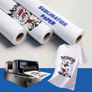 Papier de transfert par sublimation blanc en promotion pour vêtements, compatible avec les imprimantes à encre de sublimation - Product Image 2